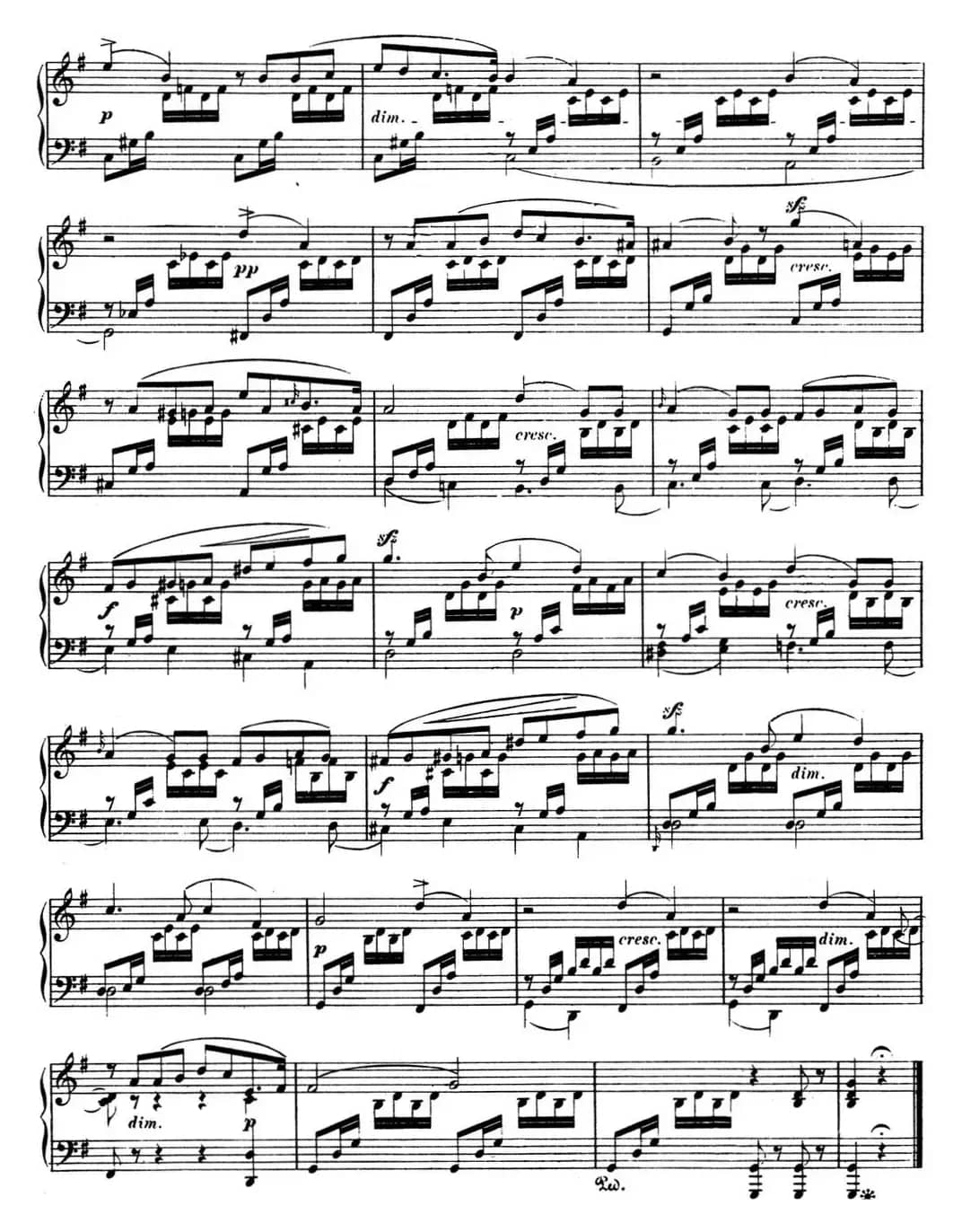 门德尔松无词歌Op.62（NO.1）