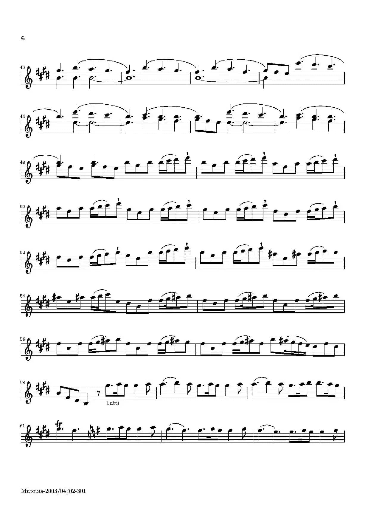 La Primavera·Spring（四季·春）（小提琴分谱）