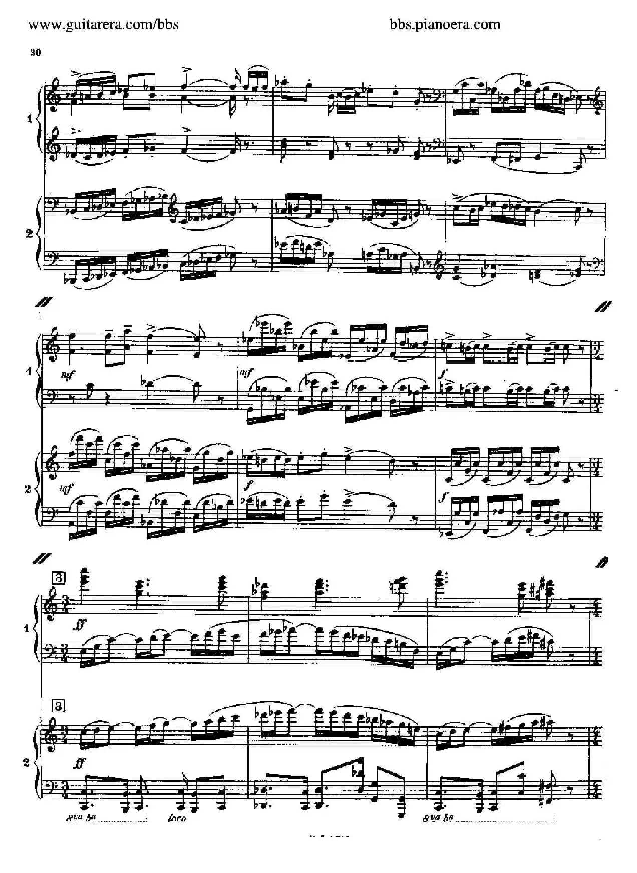 Sonata for Two Pianos（双钢琴奏鸣曲）