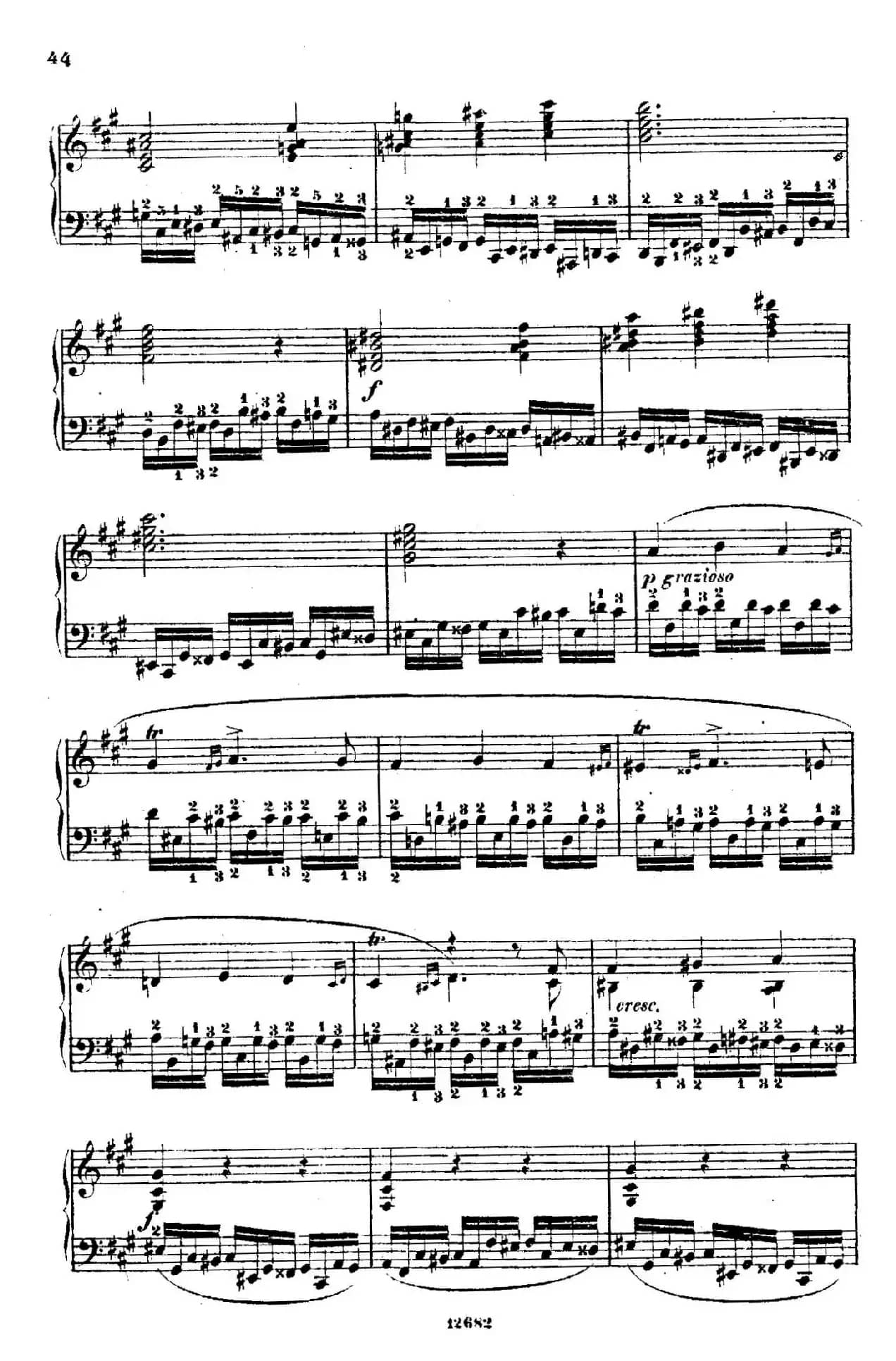 Douze Etudes de Salon Op.5（12首沙龙练习曲·9）