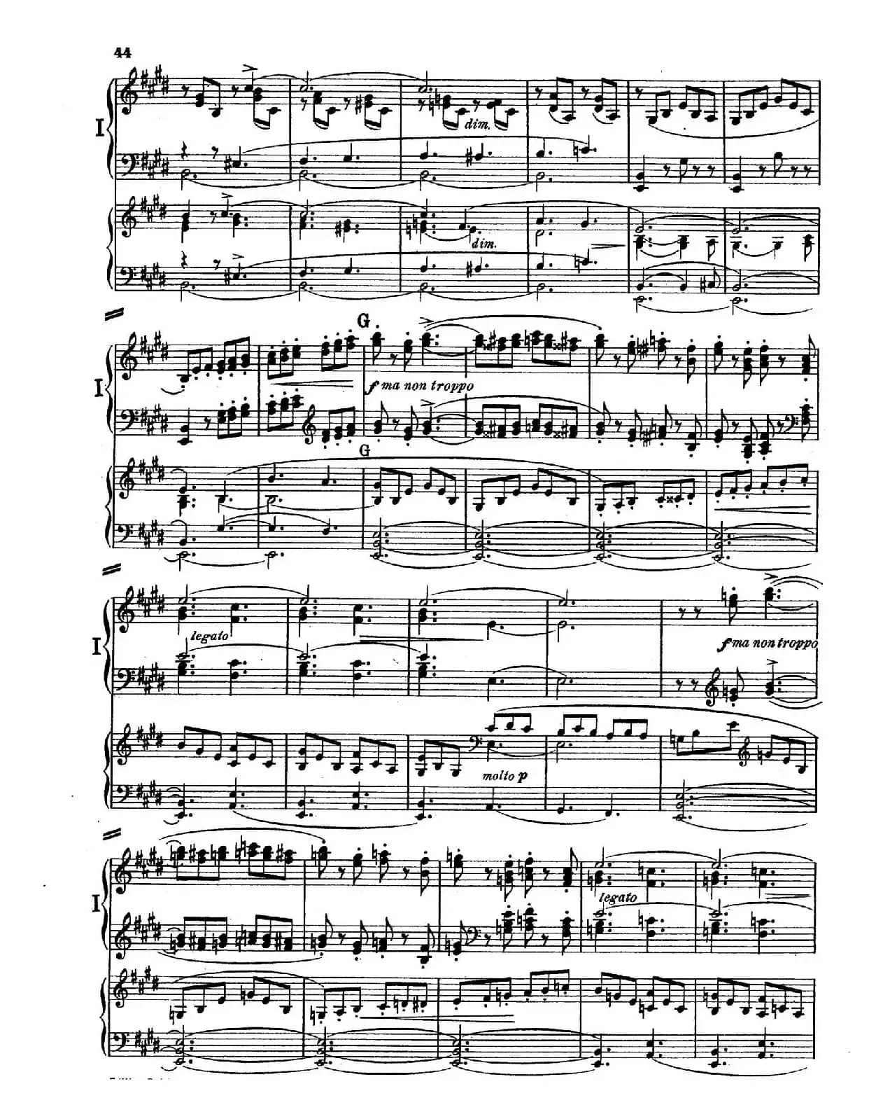 Piano Concerto in E Major Op.59(E大调钢琴协奏曲·双钢琴·第三乐章)