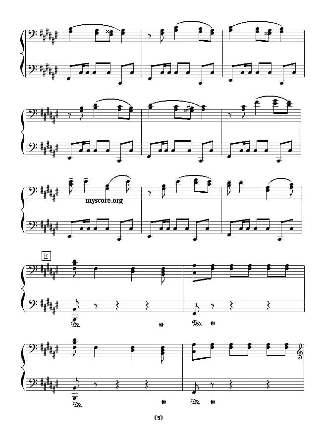 西班牙舞曲（四手联弹之二）