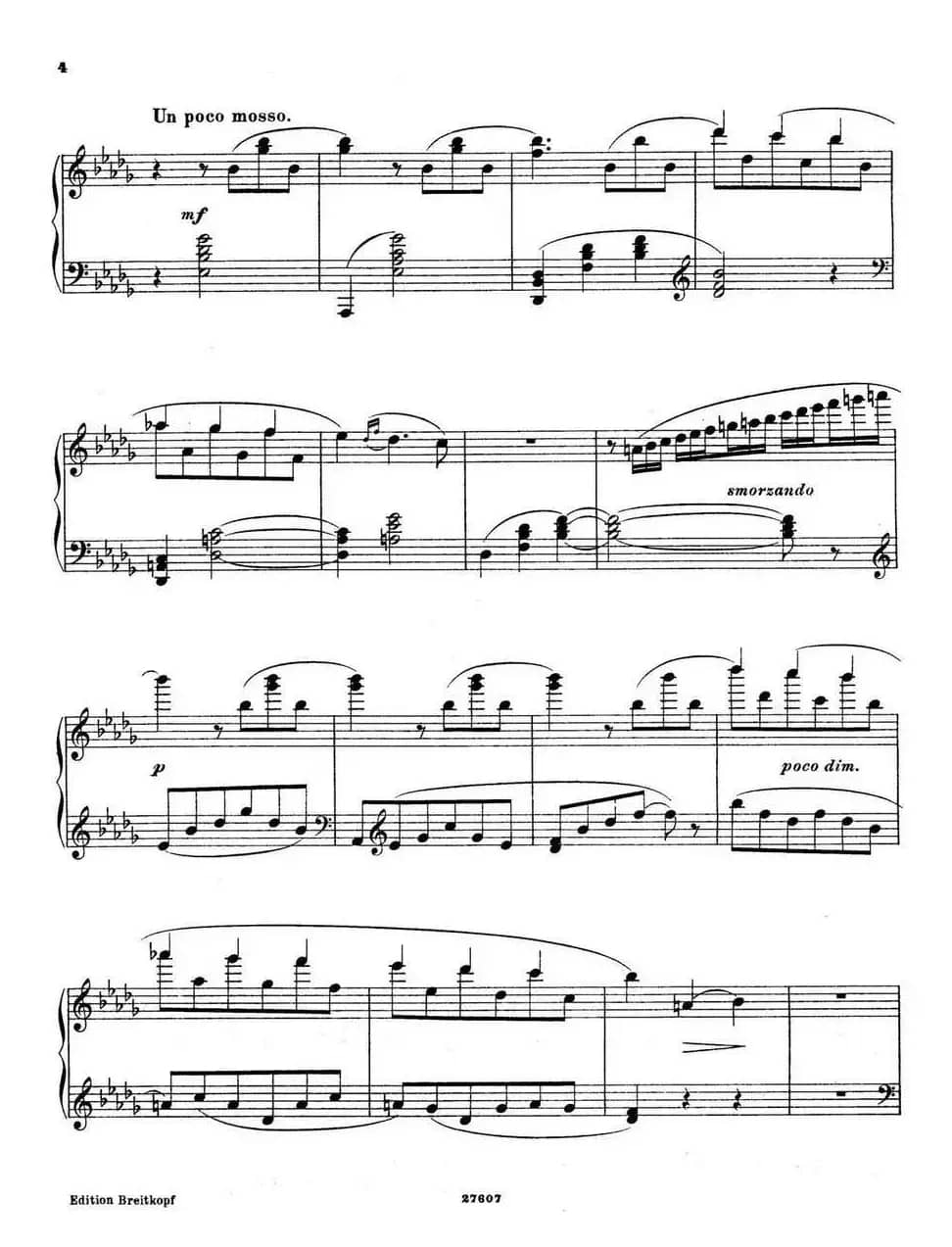 4 Lyric Pieces Op·74（4首抒情小品·4）