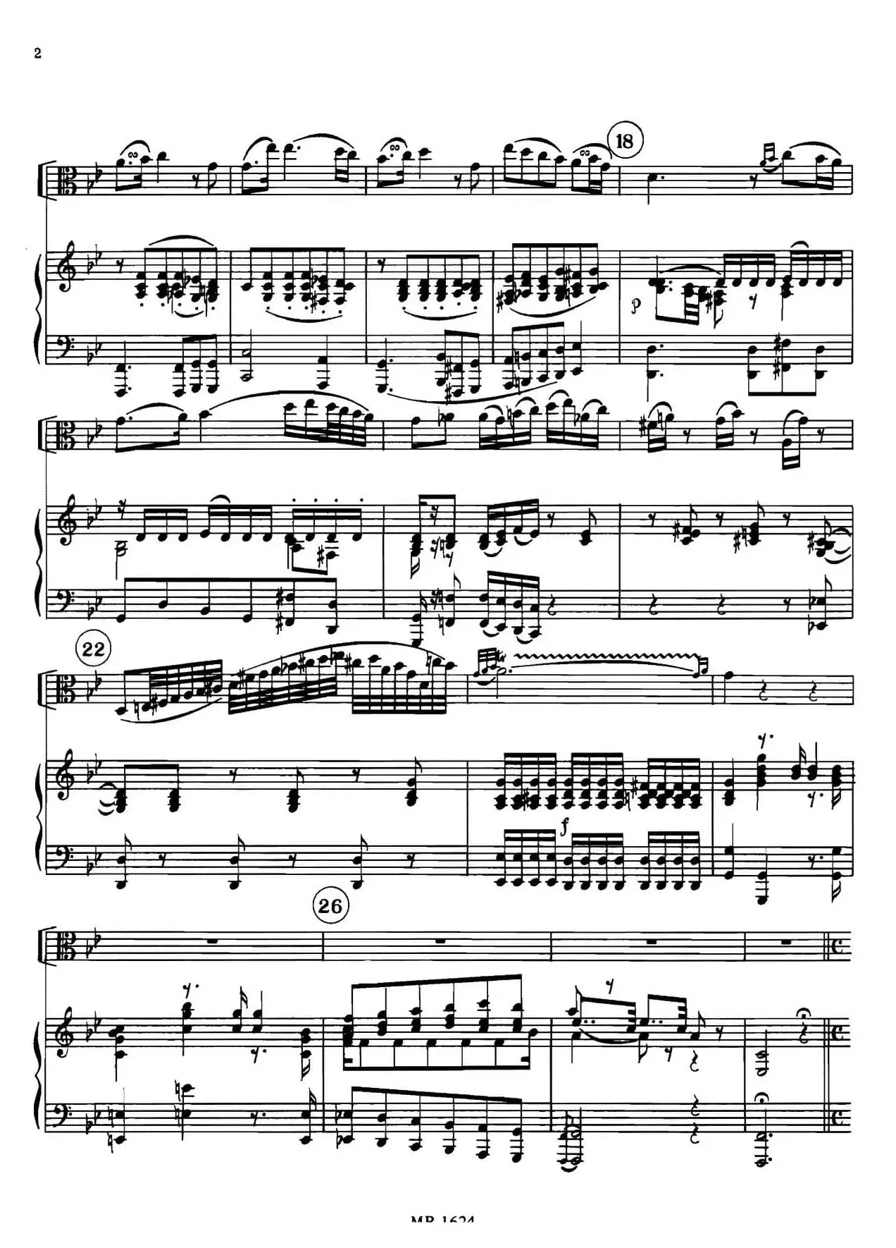 FANTASIE（幻想曲）（中提琴+钢琴伴奏）