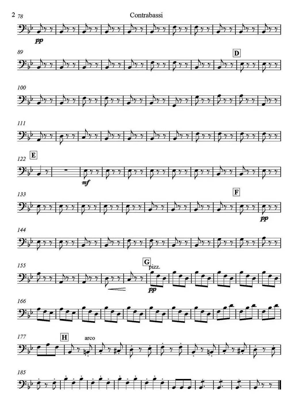 Brindisi(Traviata) 饮酒歌（管弦乐）（倍大提琴）