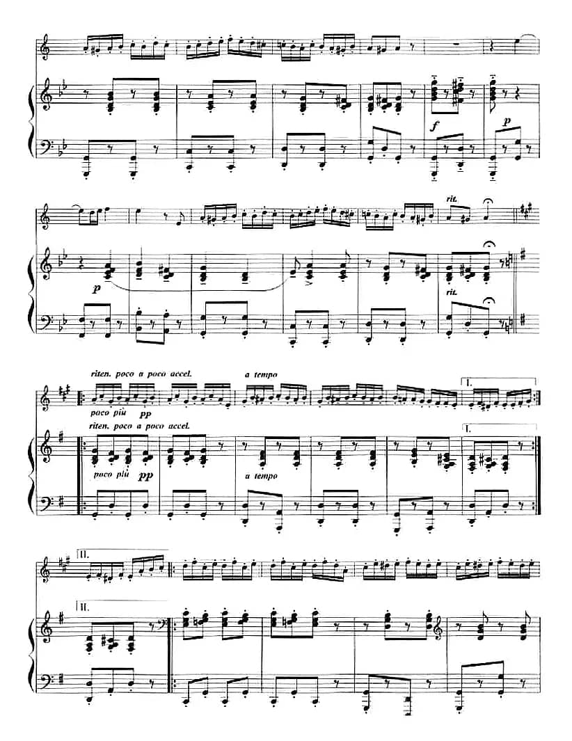 吉卜赛之歌（小号+钢琴伴奏）