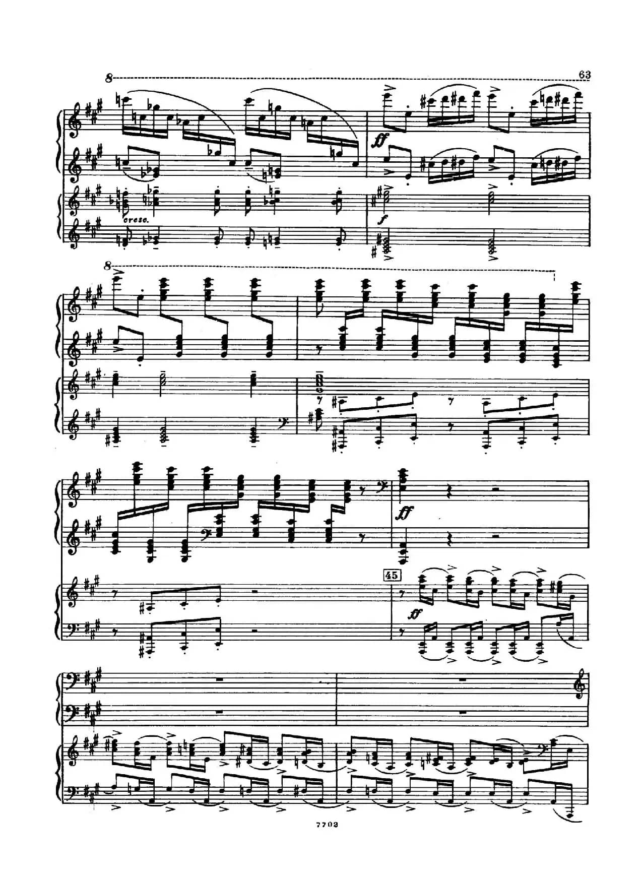 升f小调第一钢琴协奏曲 Op.1（双钢琴版）