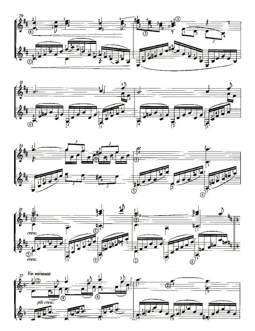 CLAIR DE LUNE（双吉他）