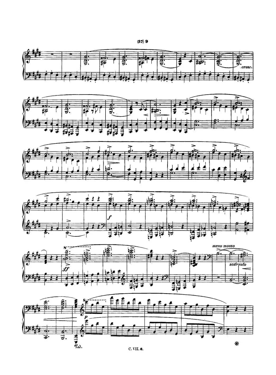 肖邦 钢琴谐谑曲 Chopin Scherzo（No.3 升c小调，Op.39）