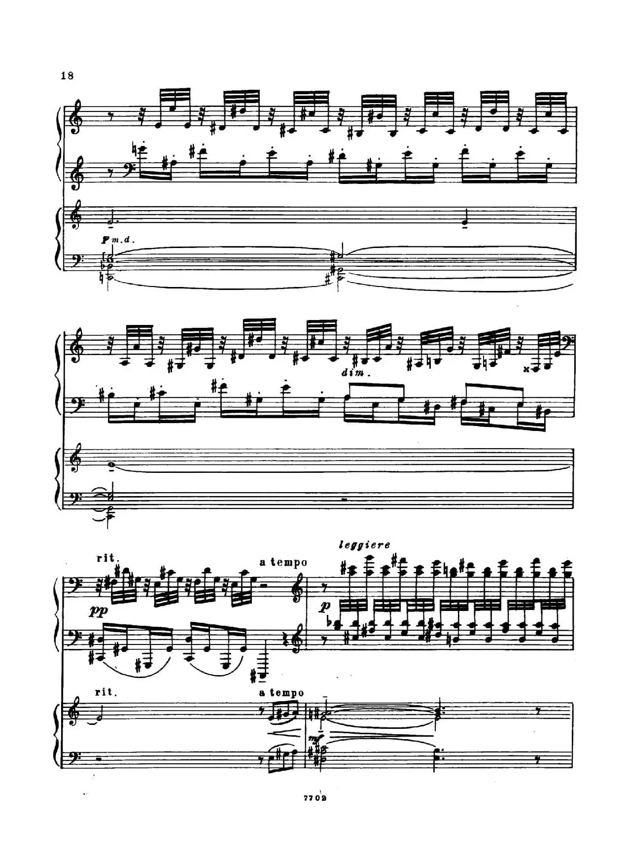 升f小调第一钢琴协奏曲 Op.1（双钢琴版）