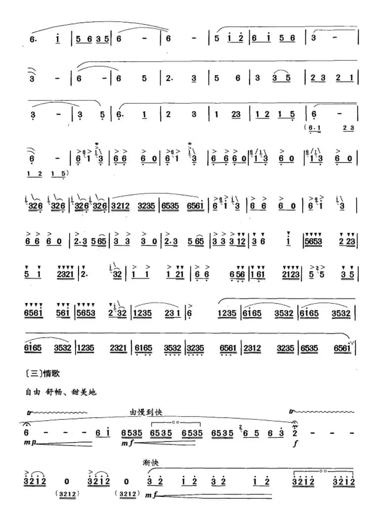 笛箫九级考级曲目：巴塘素描