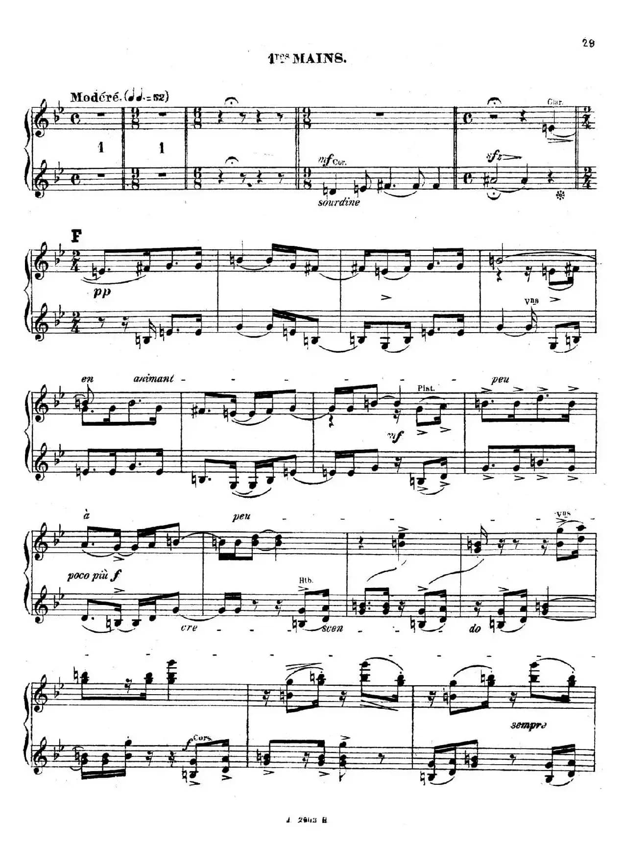 Symphony on a French Mountain Air Op.25(法国山歌交响曲·双钢琴·Ⅱ)