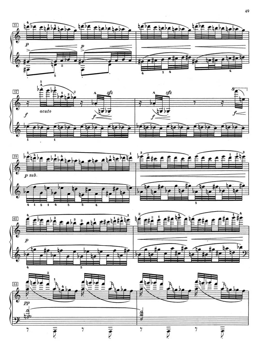 德彪西12首钢琴练习曲（7 半音阶练习v1.0 degrés chromatiques）