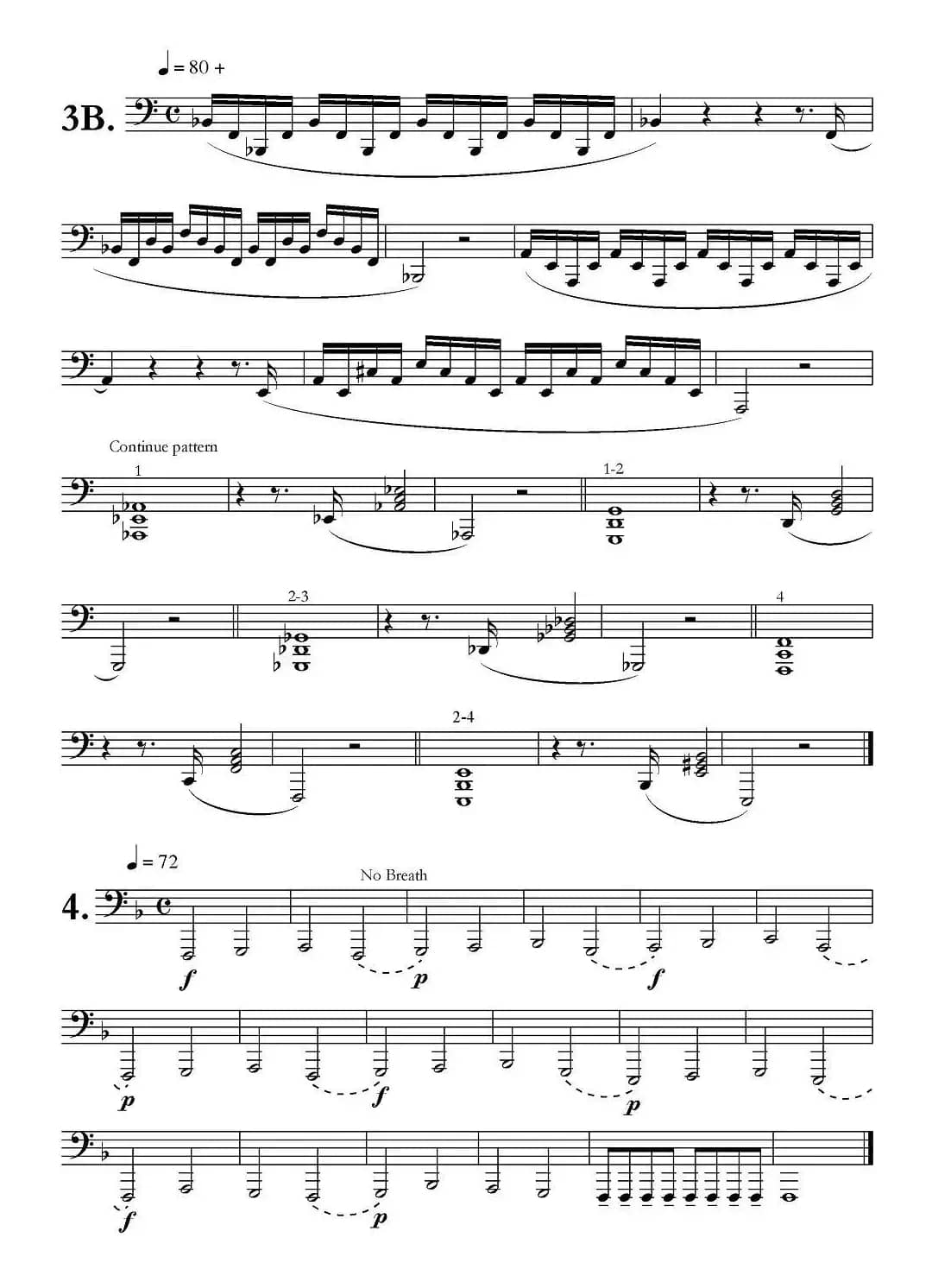 BB-flat大号每日练习第一部分：基础练习