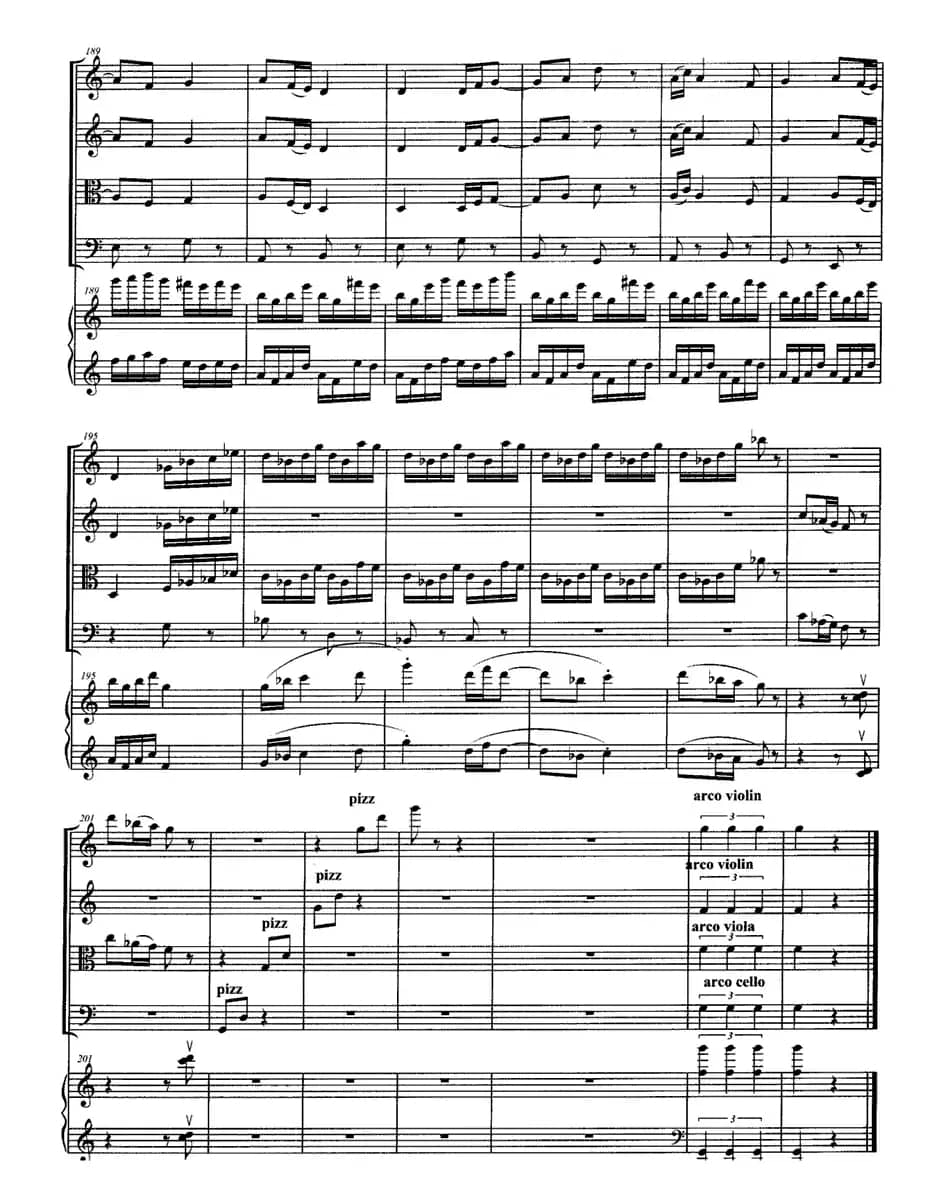 小兴安岭的鄂伦春人（弦乐四重奏+钢琴）