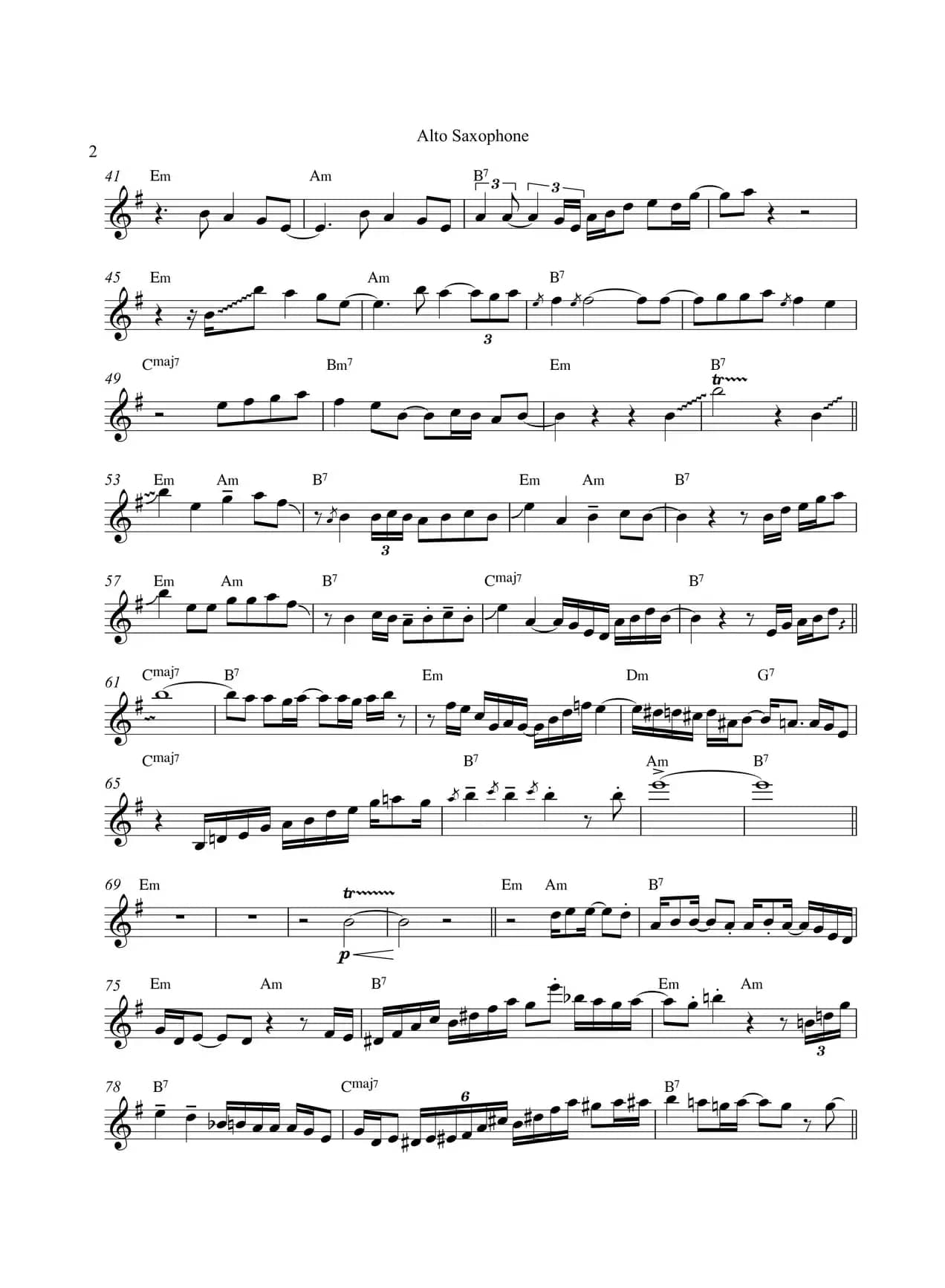 Hot Sauce（中音萨克斯）