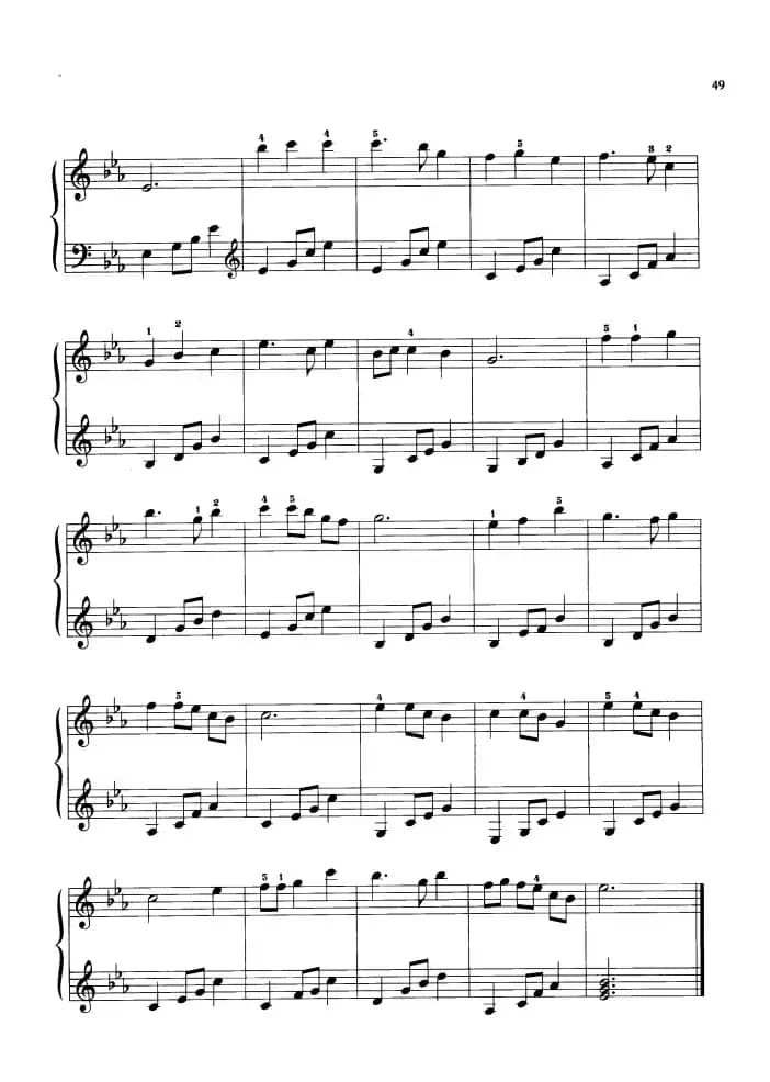 110首中国民歌钢琴小曲集：纺织曲