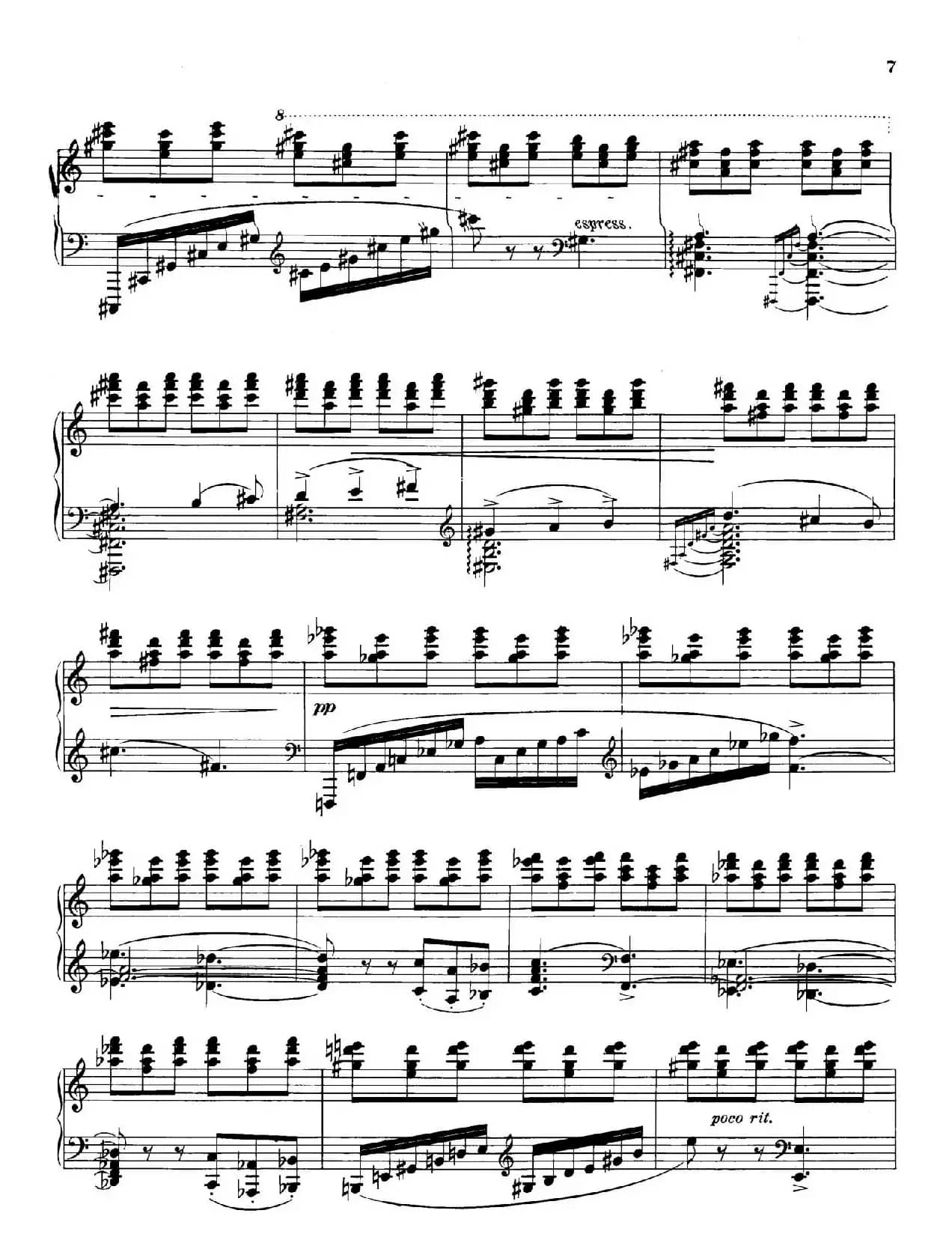 Four Rhapsodies Op.11（4首狂想曲·Ⅳ）