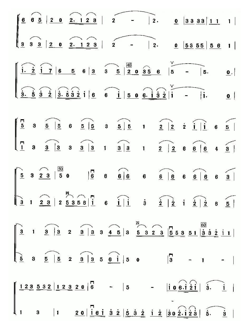 音乐会练习一（二重奏）