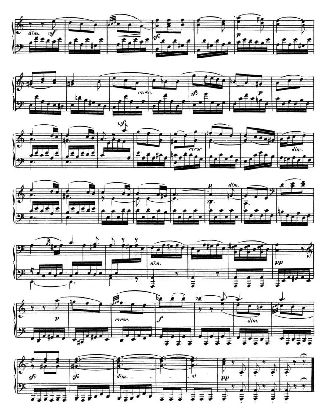 门德尔松无词歌Op.19（NO.2）