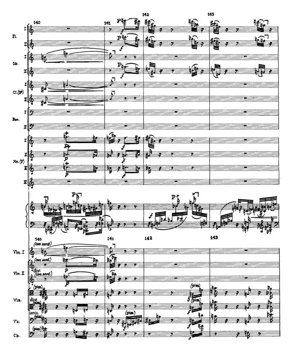 Piano Concerto Op.42（钢琴协奏曲总谱P1-34）