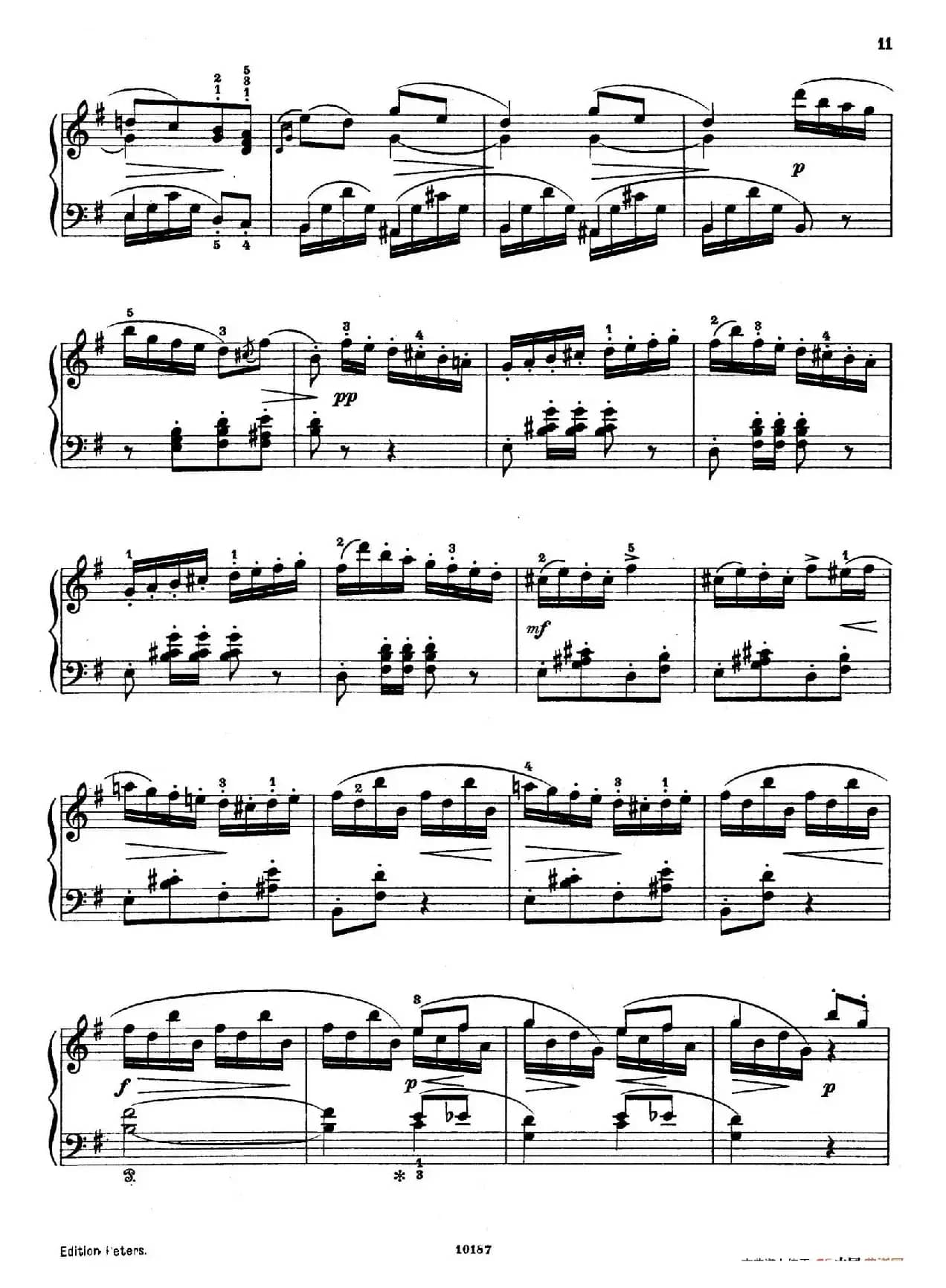 Akvareller Op.19（水彩画·4. 幽默曲）