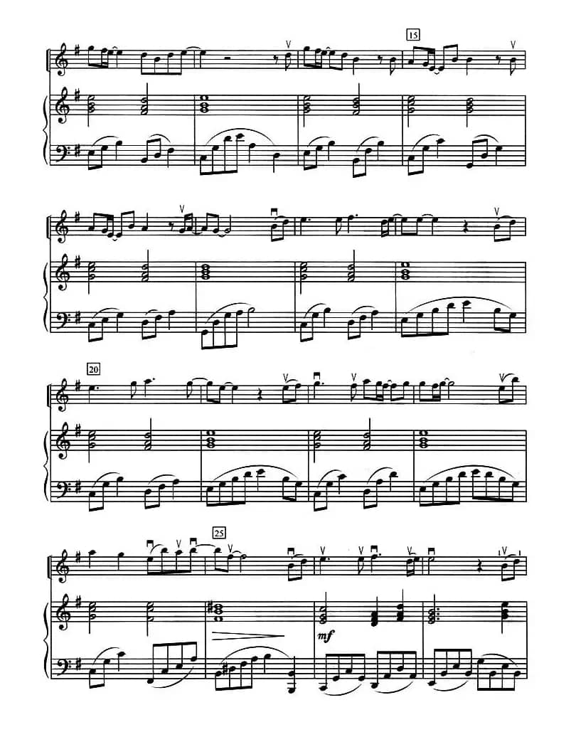 姻缘（小提琴+钢琴伴奏）