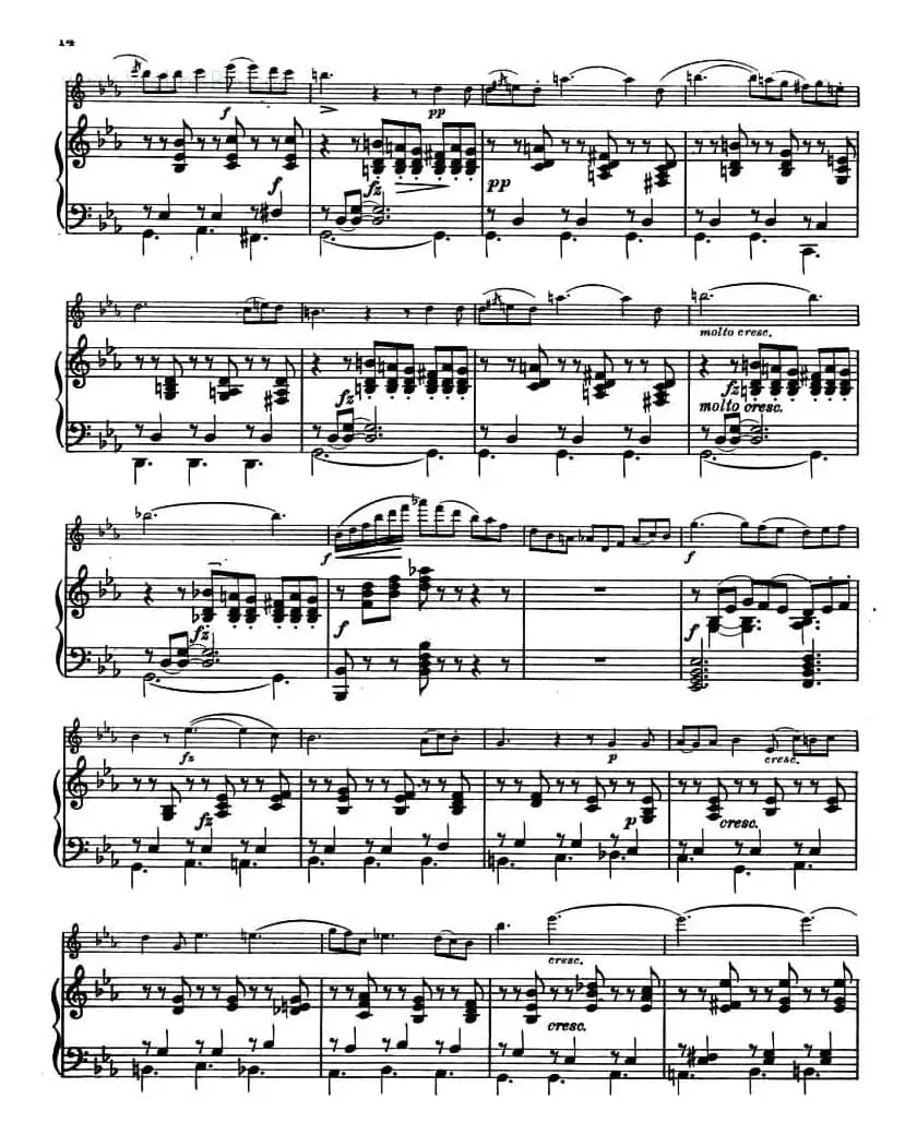 ROMANCE（浪漫曲）（大卫作曲版）（小提琴+钢琴伴奏）