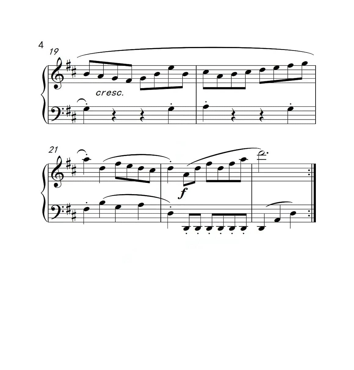 第三级B组 进行曲（中国音乐学院钢琴考级作品1~6级）