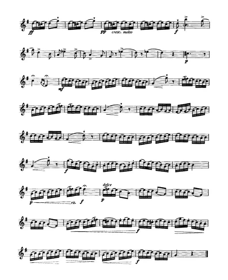 圆号中级练习曲（11——20）