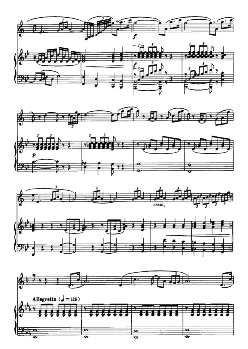 西拉穆轮河随想曲（单簧管+钢琴）