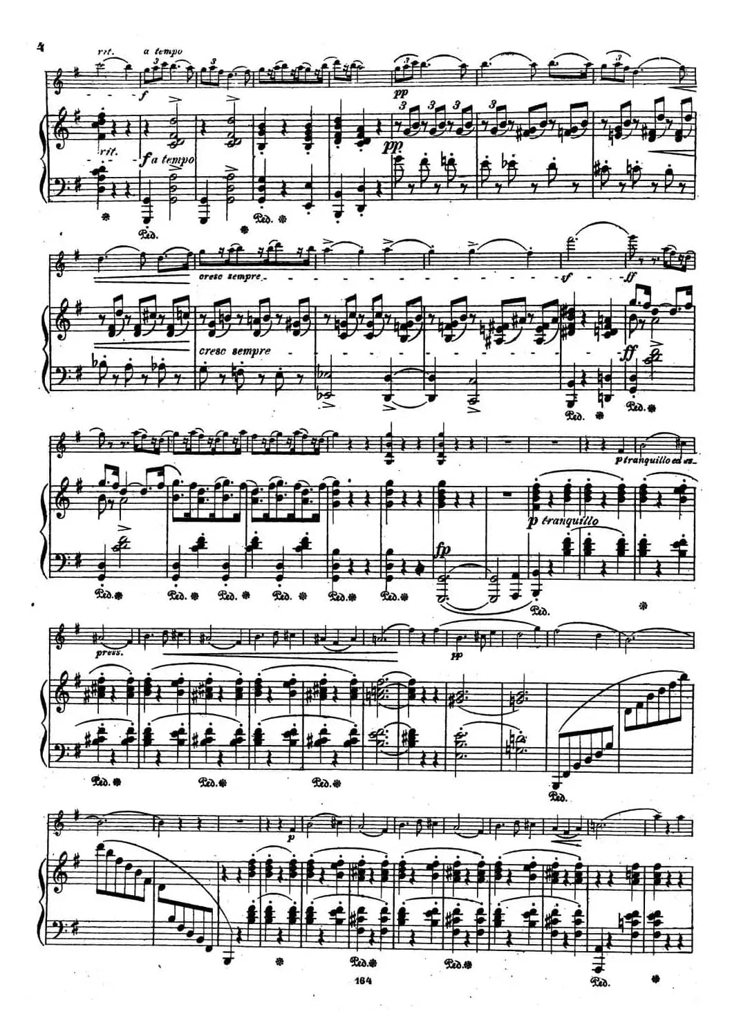 VIOLIN SONATA No.2 in G major（G大调第二小提琴奏鸣曲）（Ⅰ）（小提琴+钢琴伴奏）