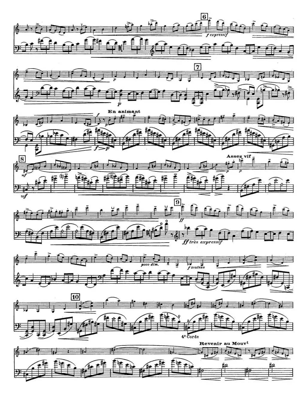 Sonate（小提琴+大提琴）