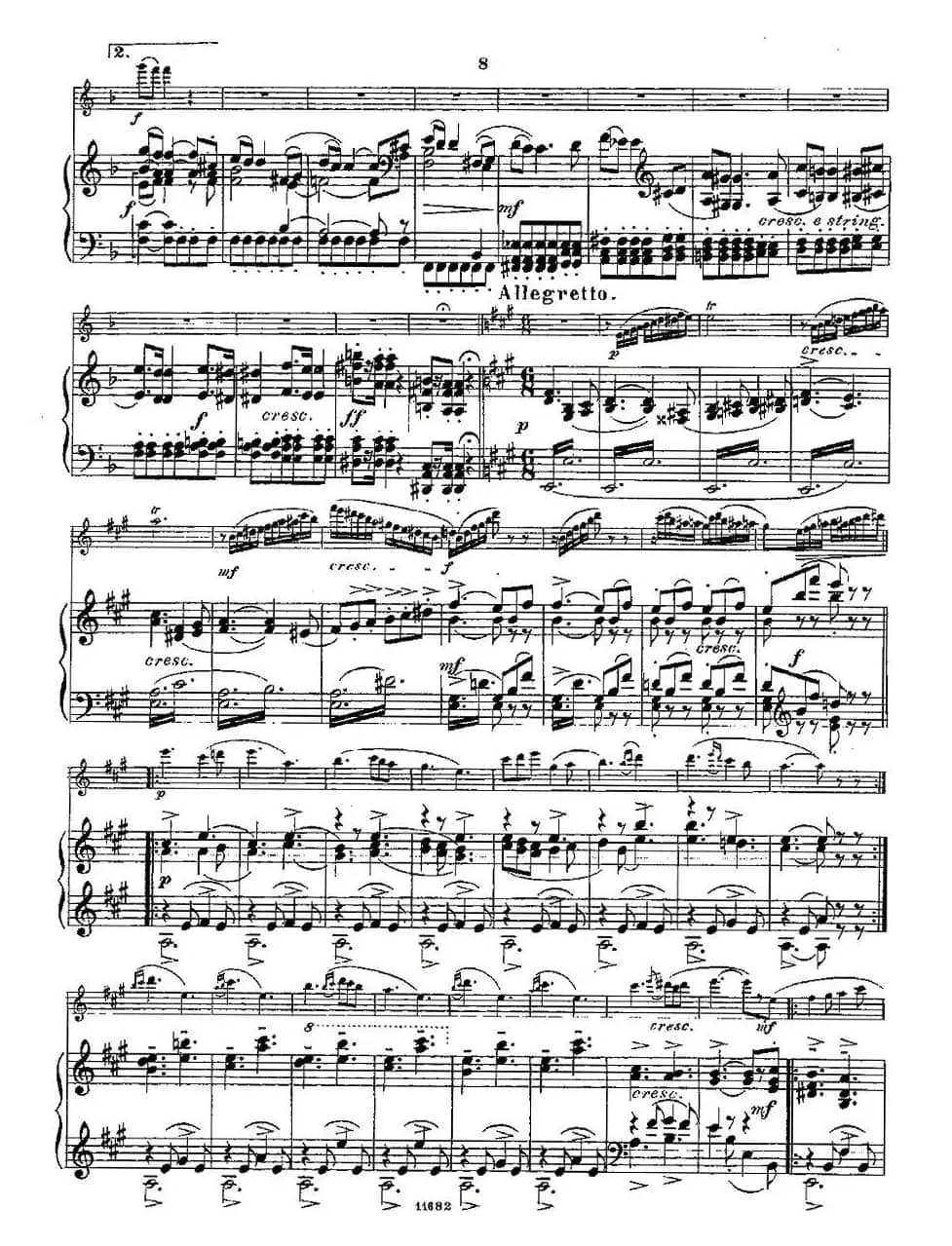 Fantaisies nationales. Op. 59, 5.（长笛+钢琴伴奏）