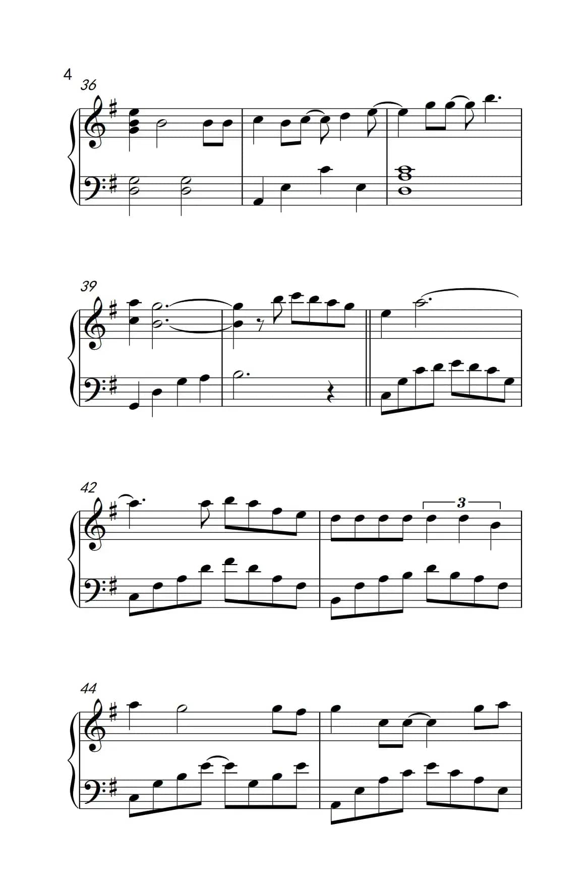 我知道你很难过（《弹吧音教》制谱版）