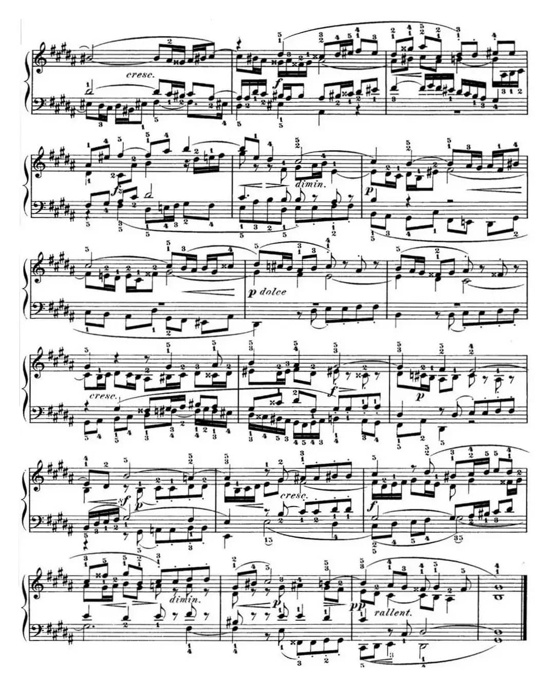 巴赫《平均律钢琴曲集·第一卷》之赋格曲（NO.18）