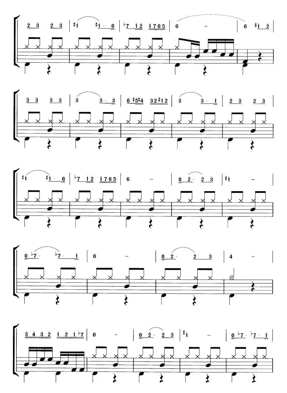 西班牙斗牛士（摇滚乐鼓谱）