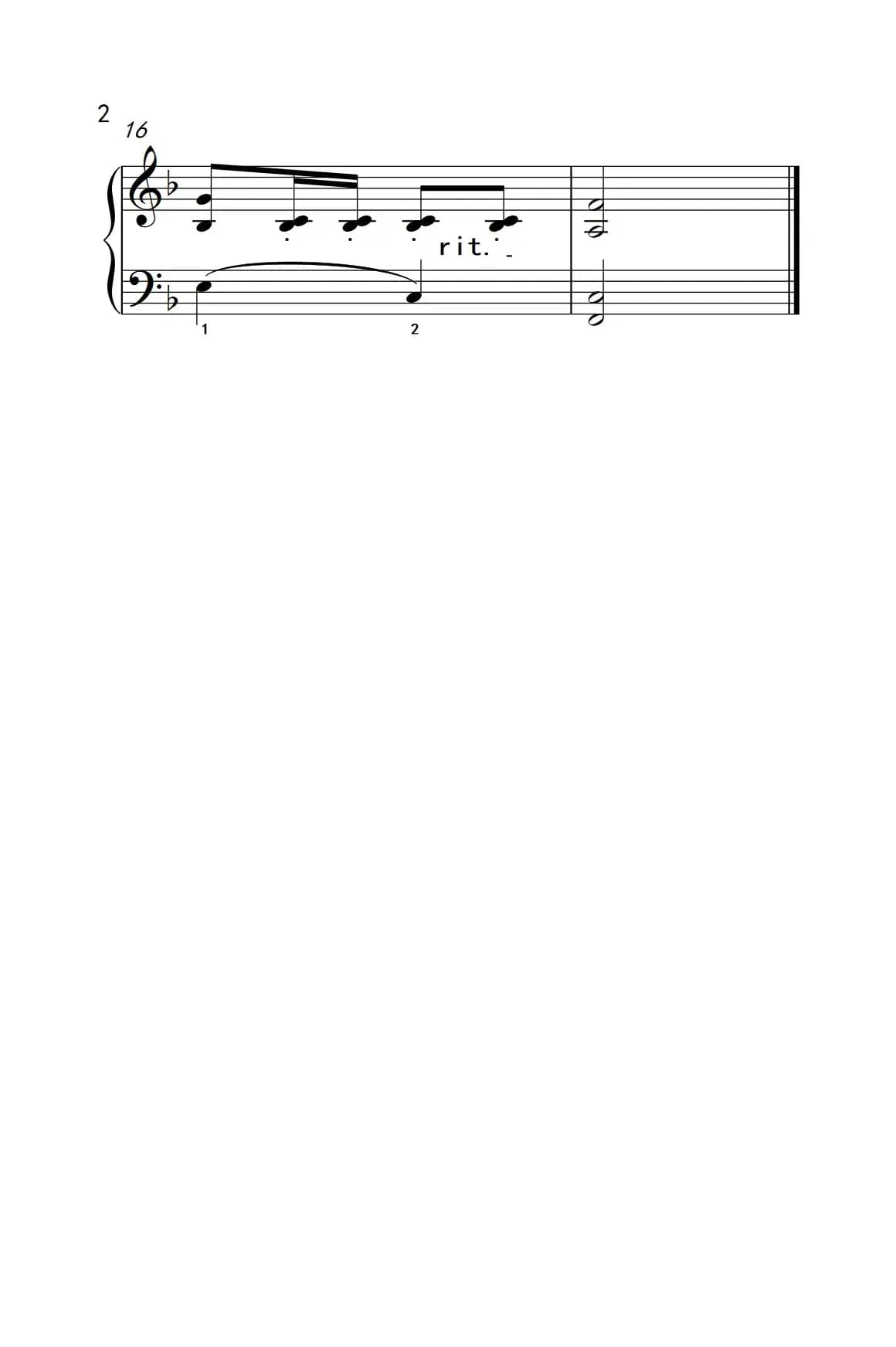 喇叭和小鼓（约翰·汤普森 成人钢琴教程 第一册）