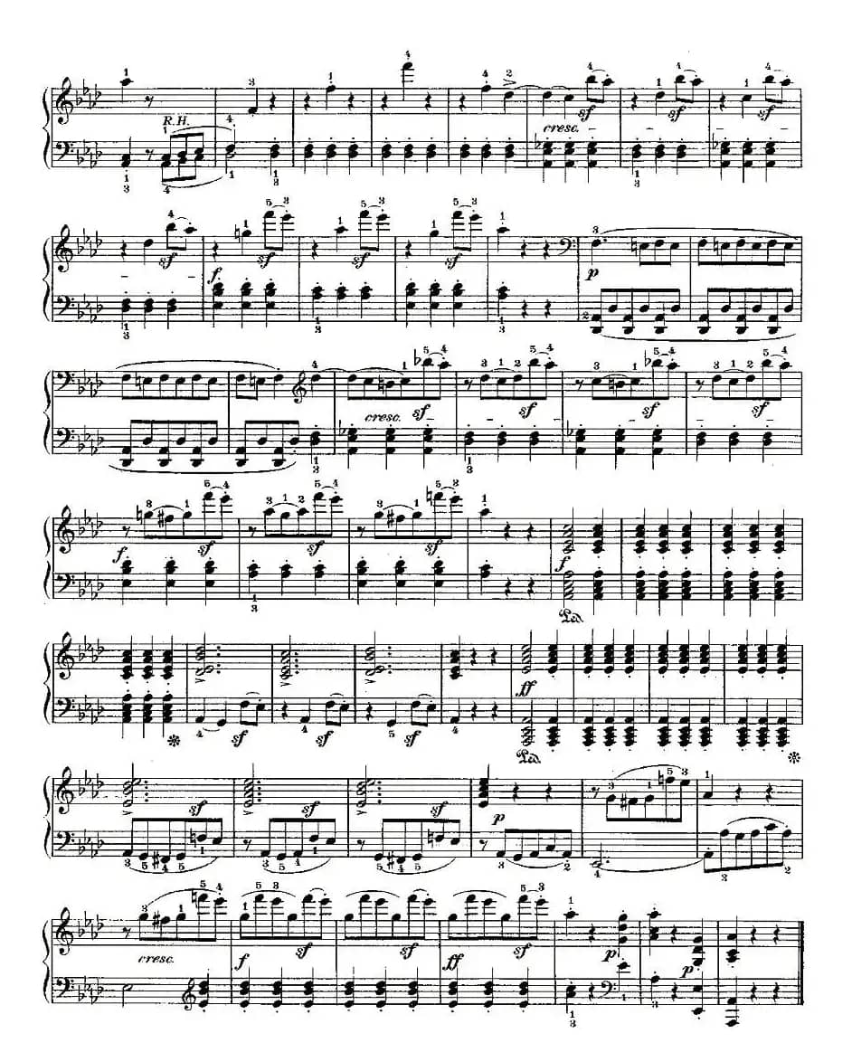 贝多芬钢琴小品（Bagatelles）（Op.33 之7）