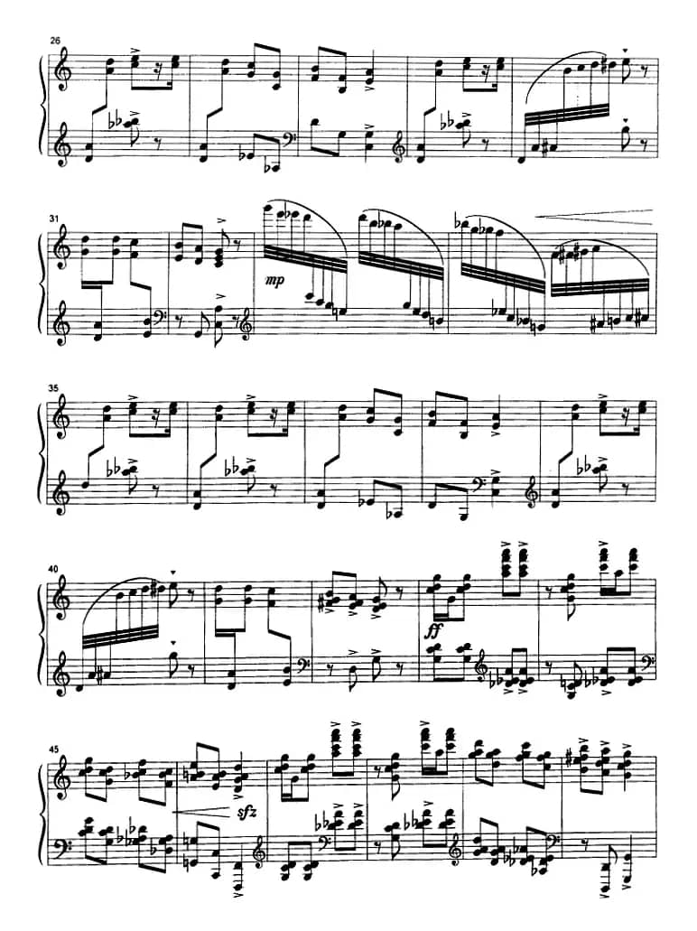 钢琴上的福斯特（钢琴独奏曲4首）