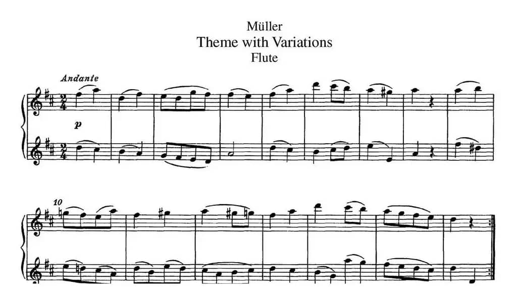 弥勒长笛二重奏