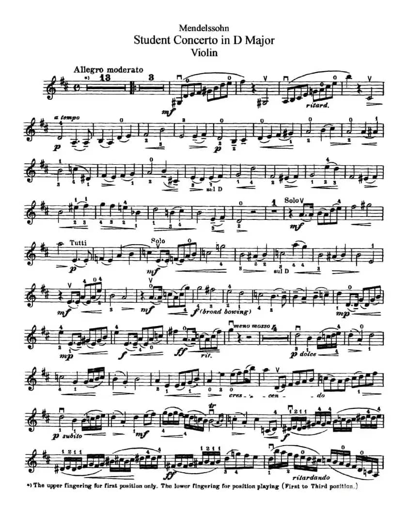 Student Concerto in D Major