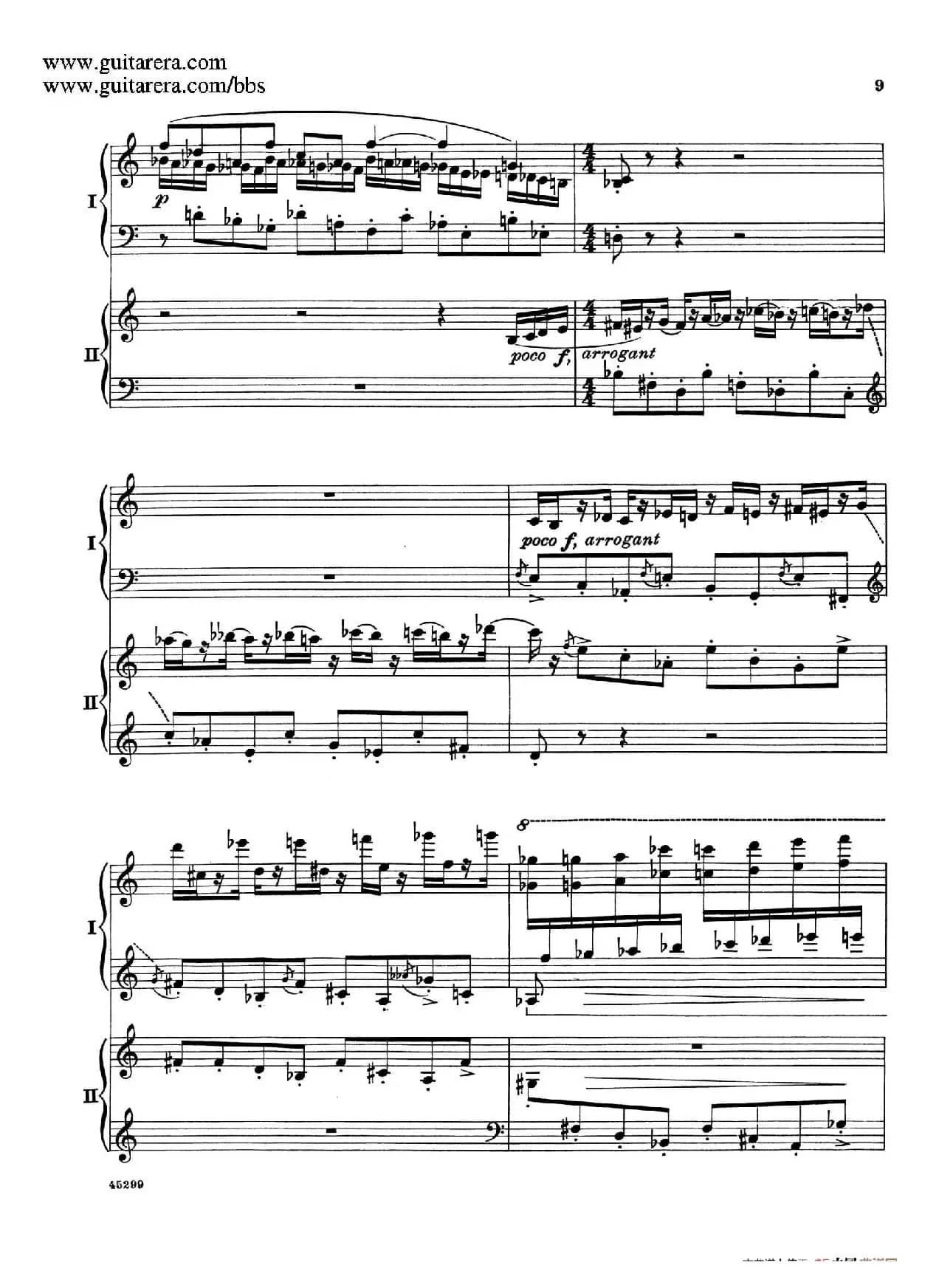 Piano Concerto Op.38（钢琴协奏曲·双钢琴·第一乐章）