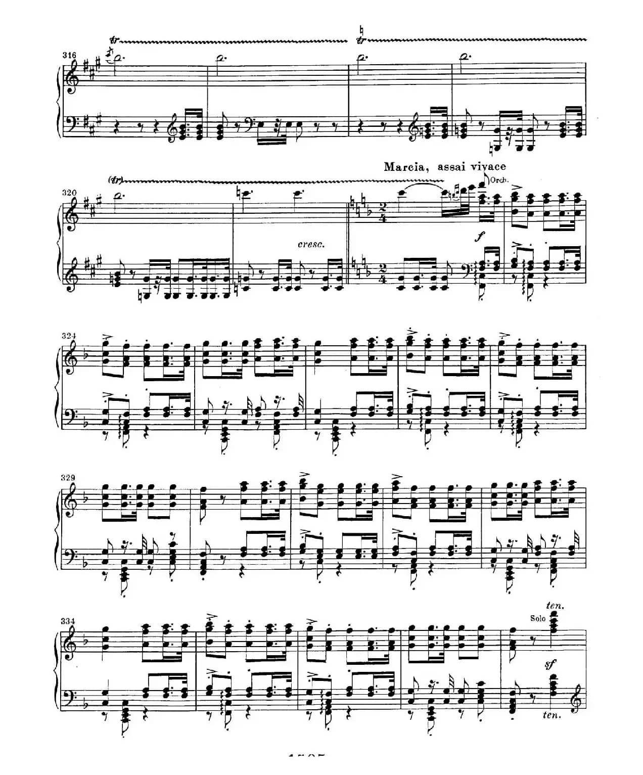 Choral Fantasia in c Minor Op.80（c小调合唱幻想曲·钢琴独奏版）