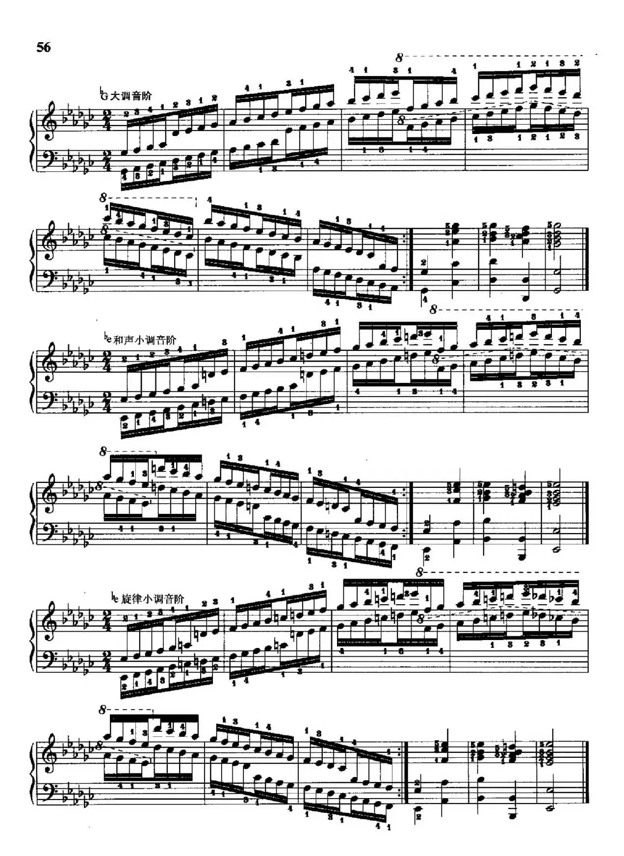 哈农钢琴练指法（第二部分·39）