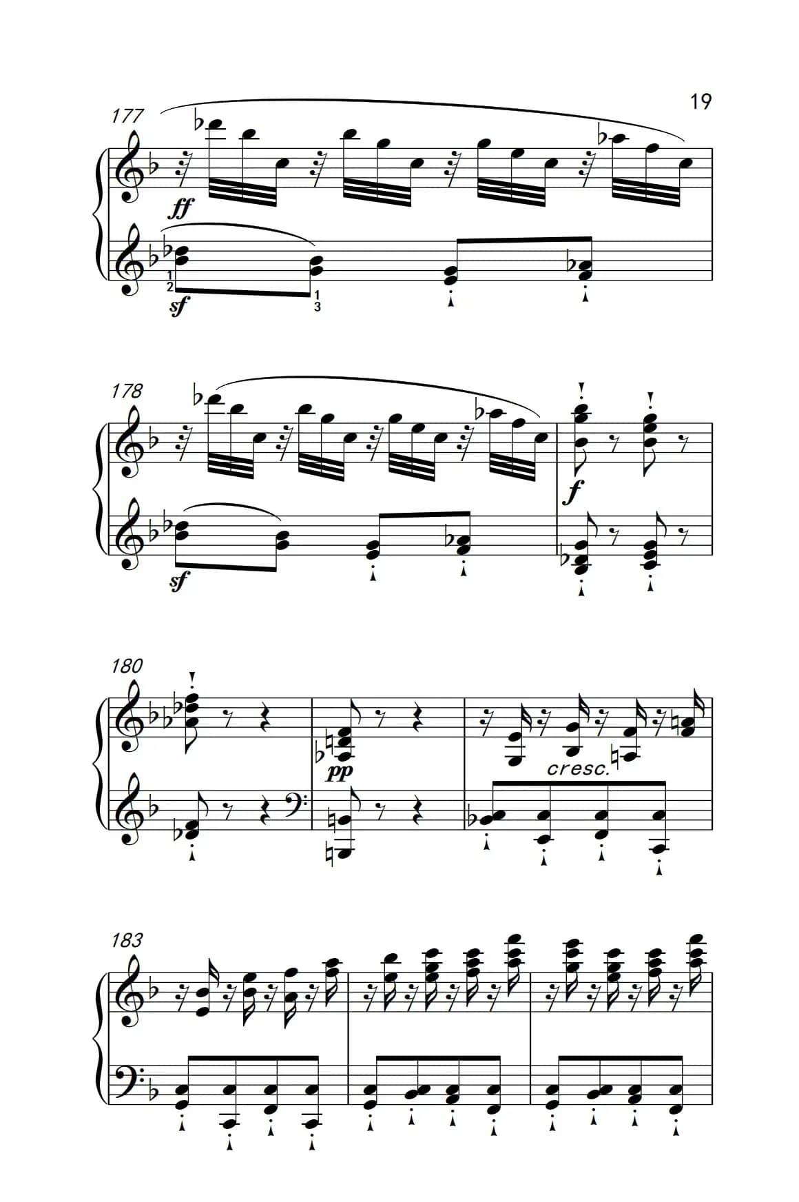 奏鸣曲 Opus 10 Nr.2 第一乐章（贝多芬奏鸣曲集 2）