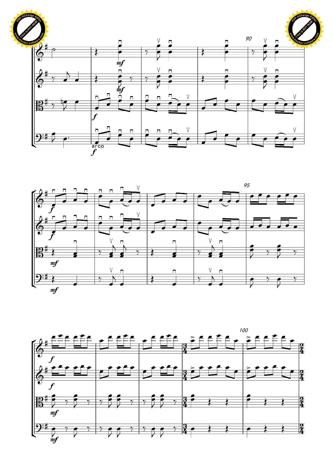 羌寨行（弦乐四重奏）