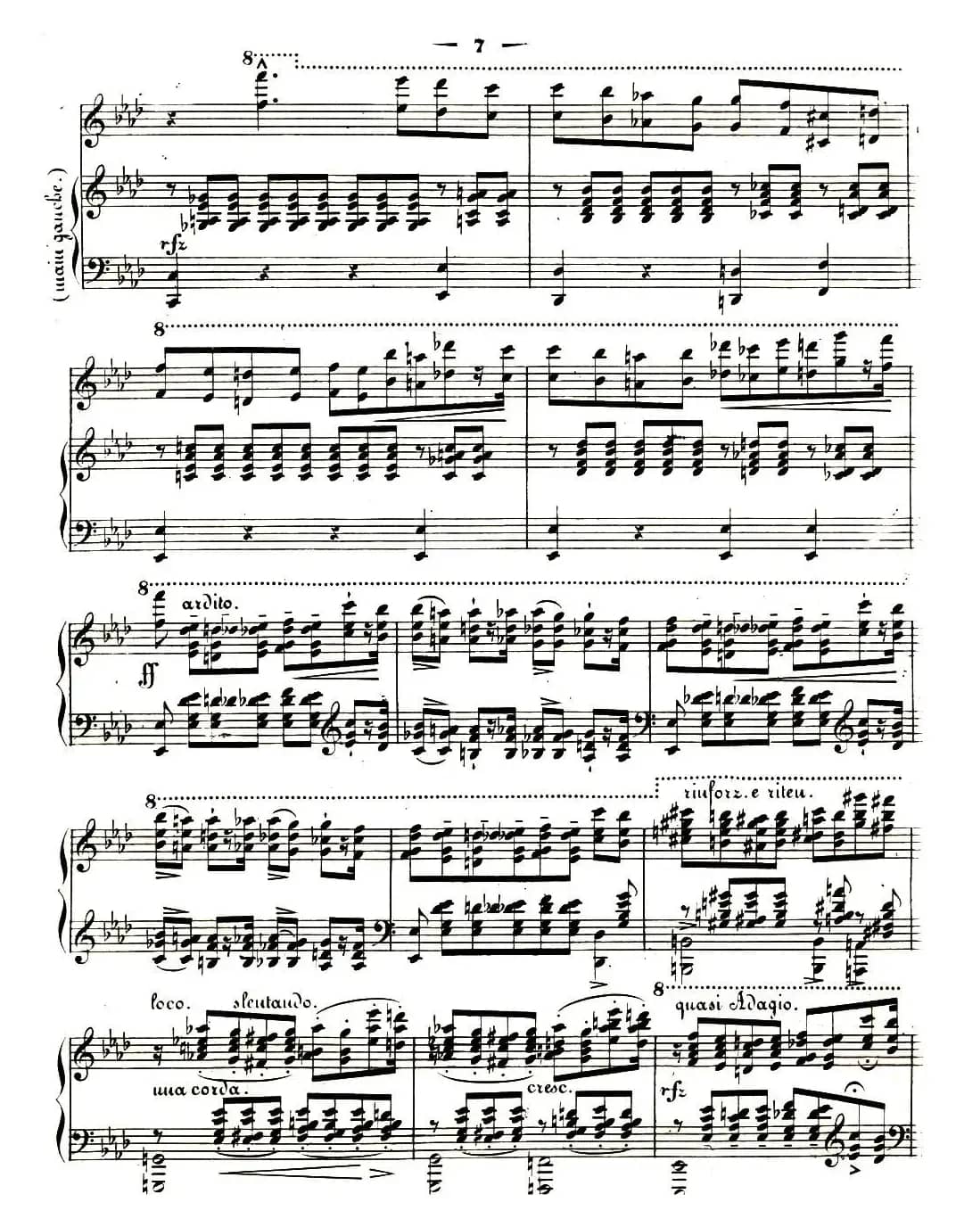 李斯特音乐会练习曲 S144（1 悲歌 降A大调 S144 Il）