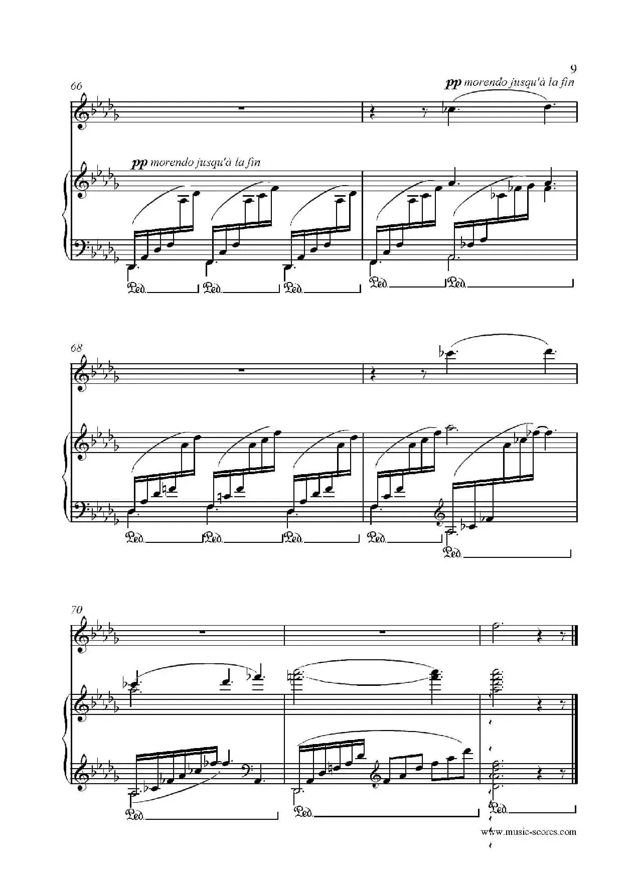 Clair de lune（长笛+钢琴伴奏）