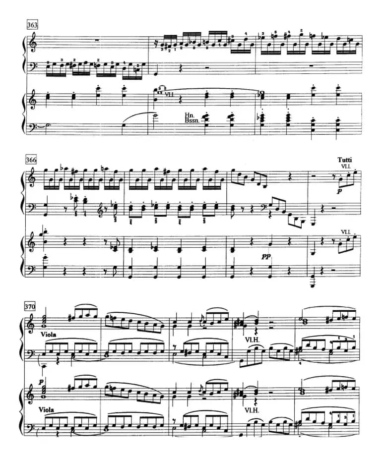 钢琴教程第八级 大型乐曲（C大调第一钢琴协奏曲 Op.15 第一乐章）